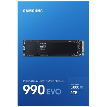 ⁦SAMSUNG SSD 2TB 990 EVO PCle 4.0 x4 / 5.0 x2 NVMe⁩ – תמונה ⁦6⁩