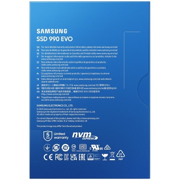 ⁦SAMSUNG SSD 2TB 990 EVO PCle 4.0 x4 / 5.0 x2 NVMe⁩ – תמונה ⁦7⁩