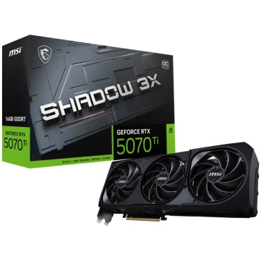 ⁦MSI GeForce RTX 5070 Ti 16GB SHADOW 3X OC⁩ – תמונה ⁦8⁩