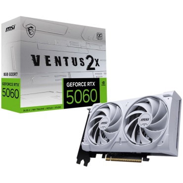 ⁦MSI GeForce RTX 5060 8G VENTUS 2X OC WHITE⁩ – תמונה ⁦6⁩