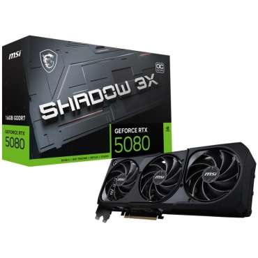 ⁦MSI GeForce RTX 5080 16G SHADOW 3X OC⁩ – תמונה ⁦8⁩
