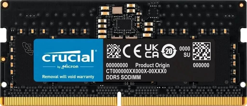 8GB SODIMM DDR5 5600Mhz Crucial – תמונה 2