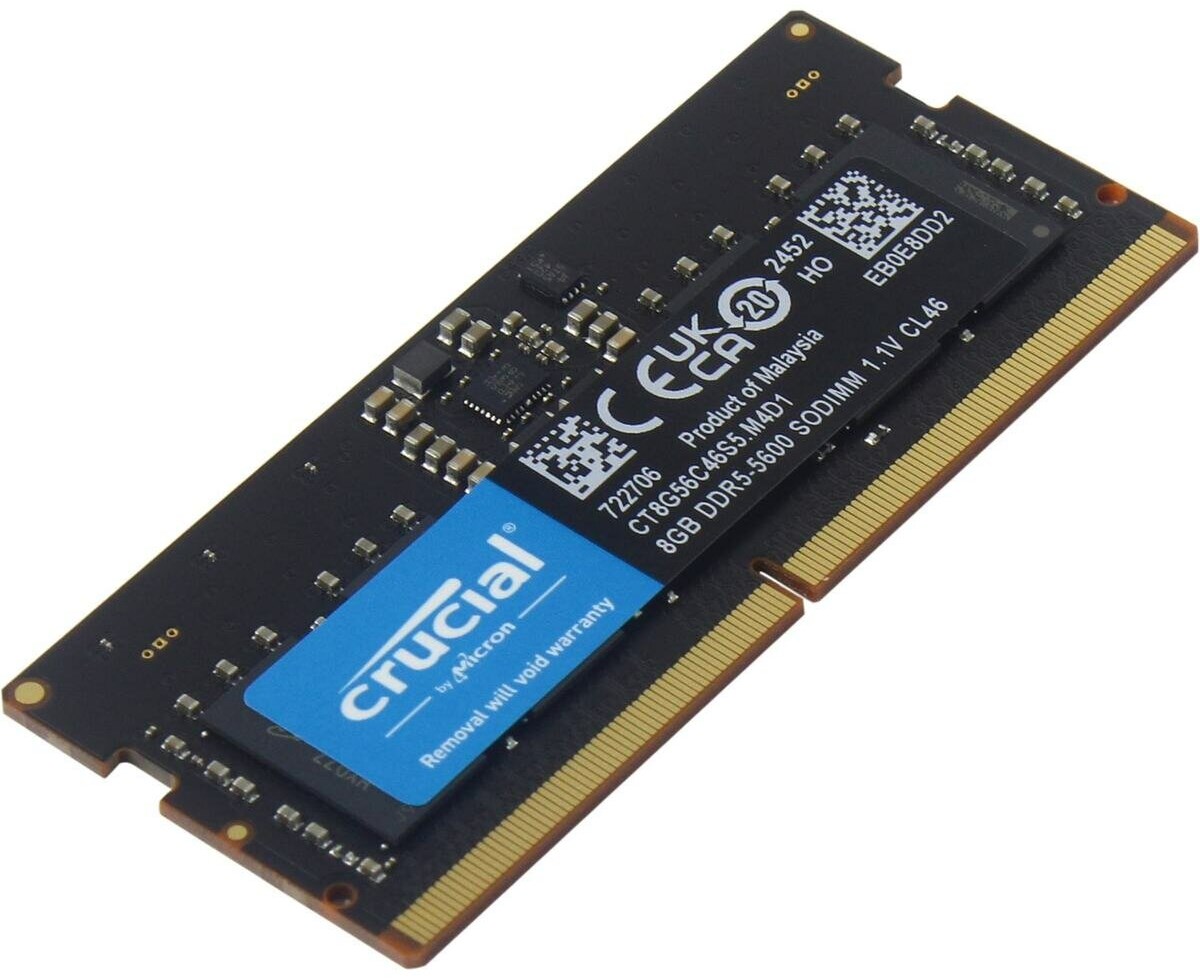 8GB SODIMM DDR5 5600Mhz Crucial – תמונה 3