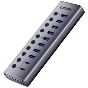 H1315B01 - 10 port splitter with charging - 8 USB-A and 2 USB-C connections