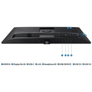 ⁦SAMSUNG 27" ViewFinity S8 4K IPS TypeC90W & RJ45 Monitor⁩ – תמונה ⁦4⁩