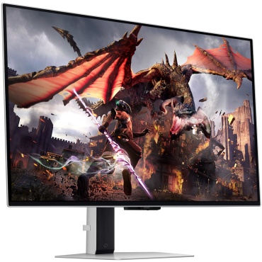 ⁦SAMSUNG 32" SMART OLED Odyssey G8 S32DG802SM 240Hz/0.03ms⁩ – תמונה ⁦9⁩