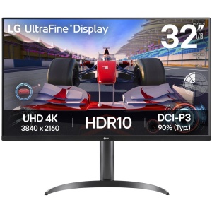 LG 32" 4K UHD HDR Monitor with Adjustable Stand and Speakers