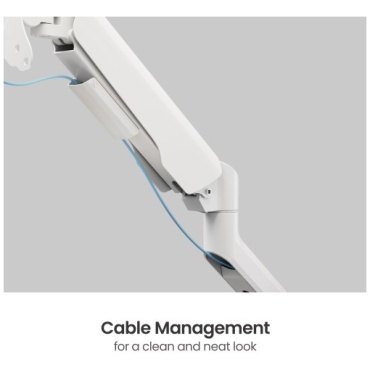 ⁦17"-35" Mechanical Spring Dual Monitor Arm with USB Ports⁩ – תמונה ⁦6⁩
