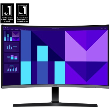 ⁦SAMSUNG 32" Essential S3 FHD Curved Gaming 100Hz/D-Sub/HDMI⁩ – תמונה ⁦5⁩