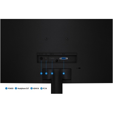 ⁦SAMSUNG 32" Essential S3 FHD Curved Gaming 100Hz/D-Sub/HDMI⁩ – תמונה ⁦7⁩