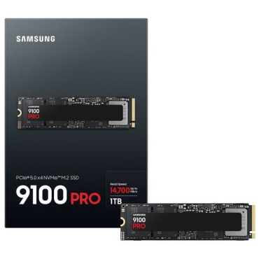 ⁦SAMSUNG SSD 9100 PRO 1TB  PCle 5.0 M.2 NVMe⁩ – תמונה ⁦2⁩