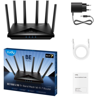 ⁦ROUTER BE6500 2.5GB Wi-Fi 7 WR650 Cudy⁩ – תמונה ⁦3⁩