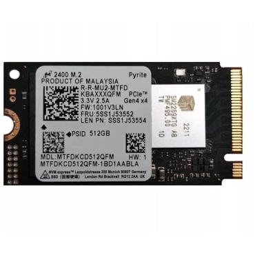 ⁦MICRON SSD 512GB M.2 NVMe 2242 PCIe GEN4⁩ – תמונה ⁦2⁩