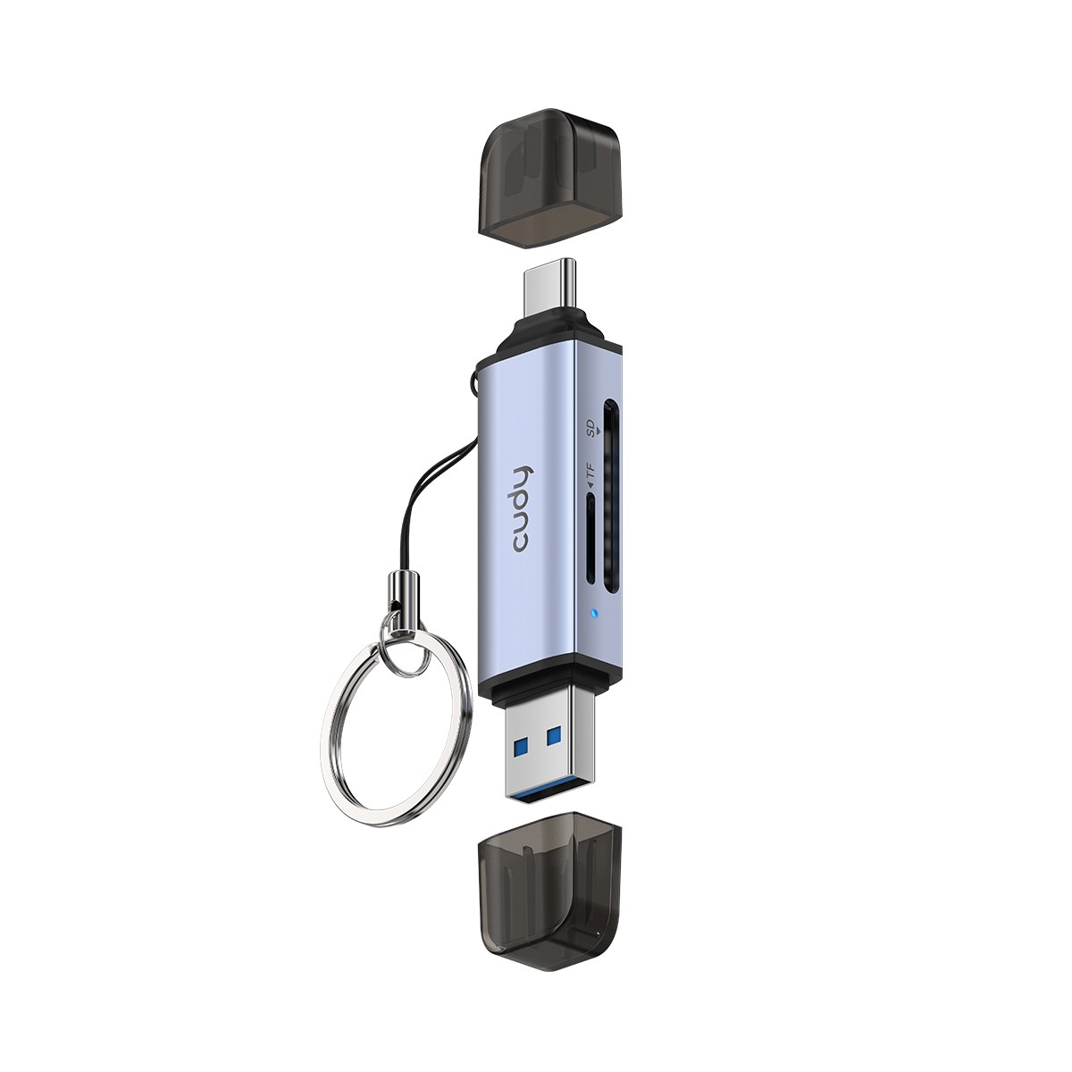 CUDY UH200 2-In-1 USB 3.0 Card Reader – תמונה 4