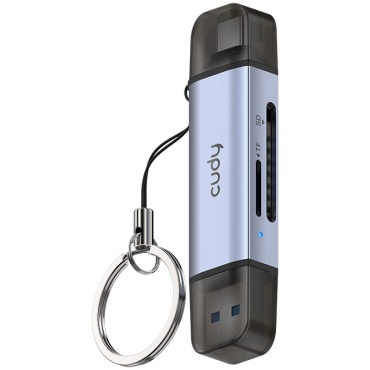 ⁦CUDY UH200 2-In-1 USB 3.0 Card Reader⁩ – תמונה ⁦2⁩