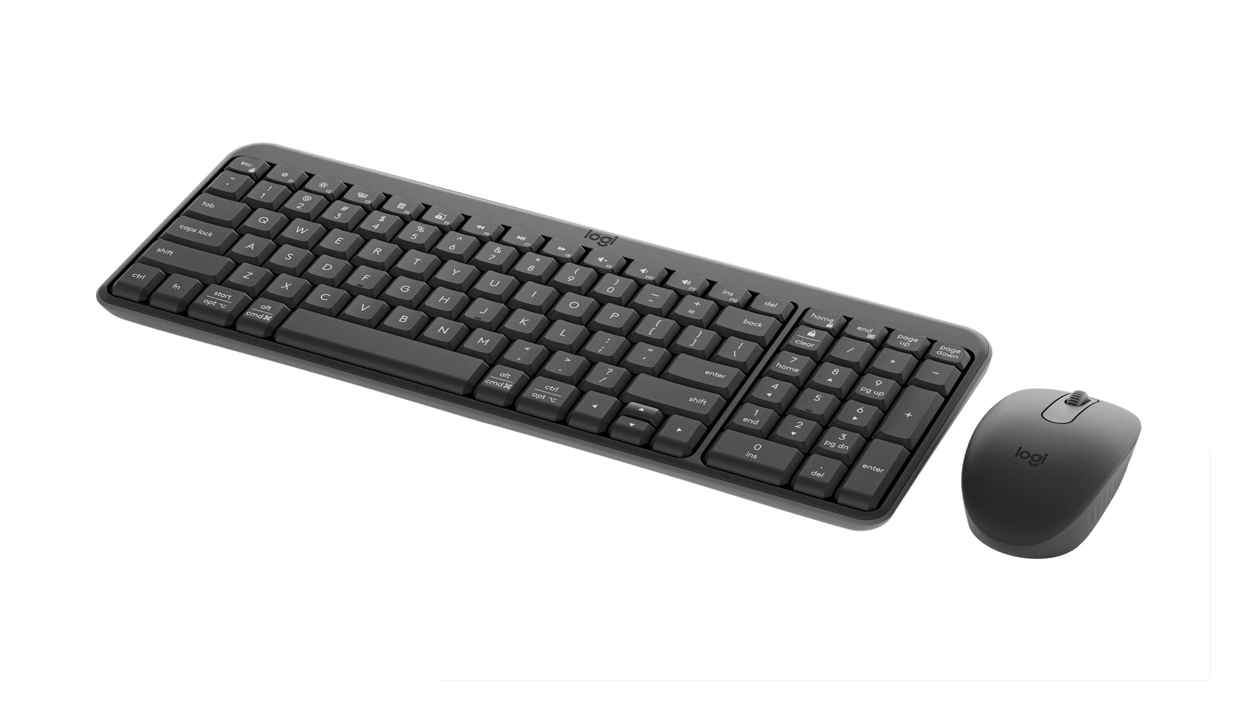 Logitech MK250 Compact Bluetooth Wireless Combo – Graphite – תמונה 3
