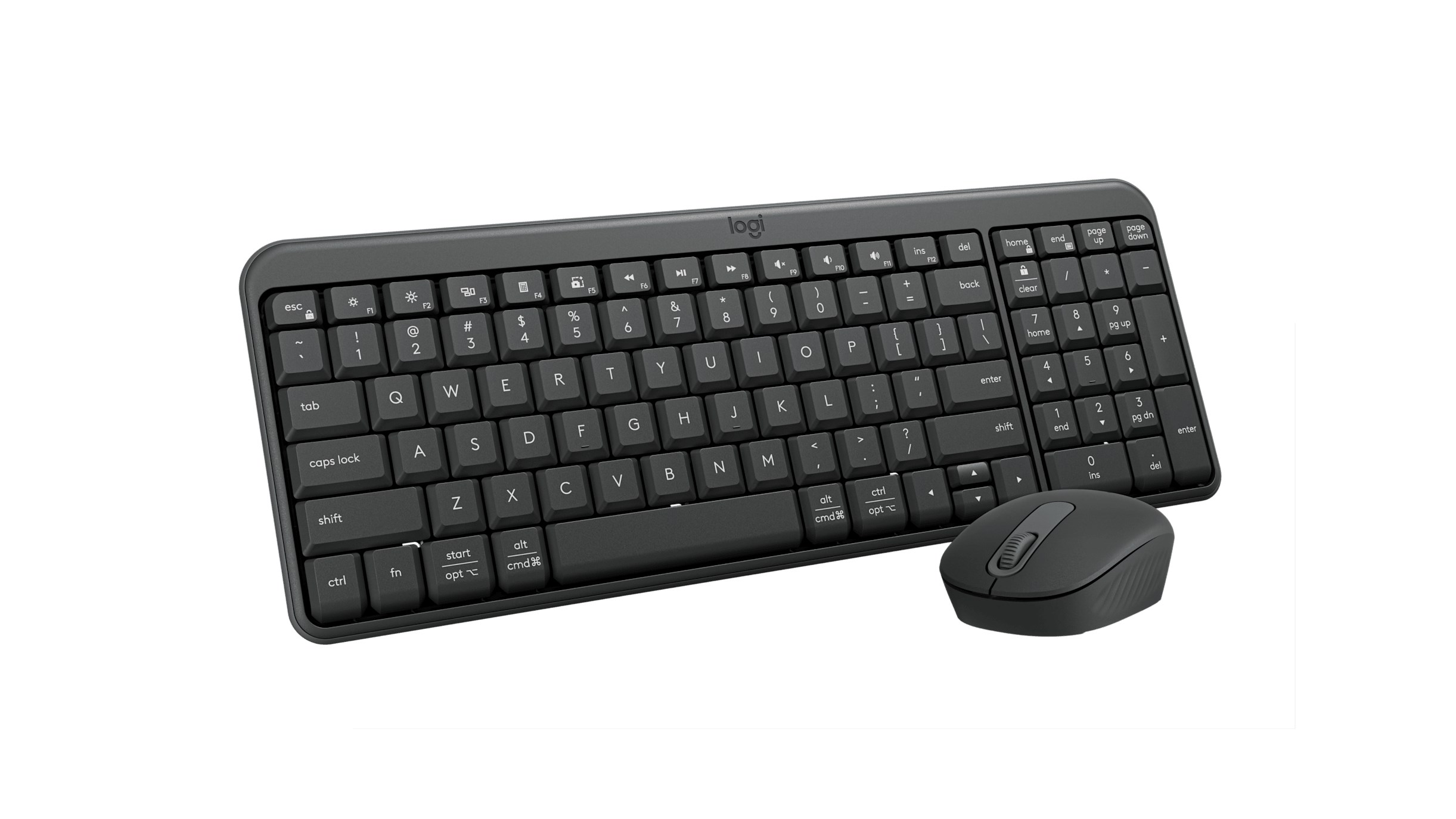 Logitech MK250 Compact Bluetooth Wireless Combo – Graphite – תמונה 4
