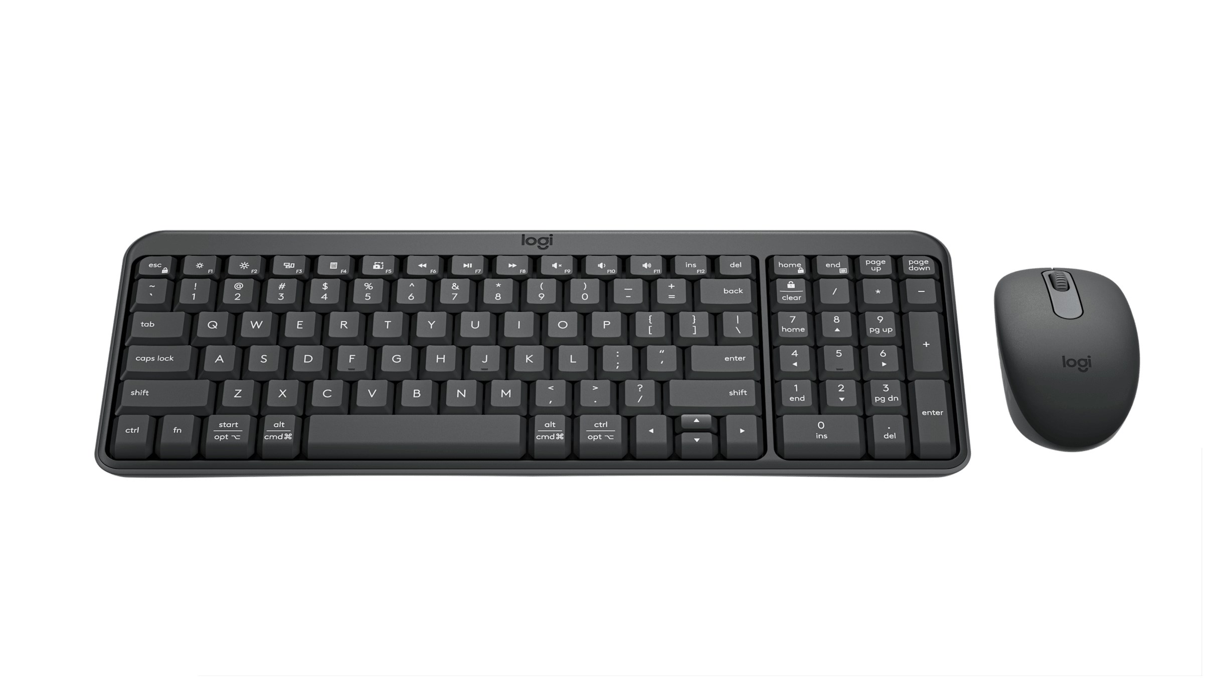 Logitech MK250 Compact Bluetooth Wireless Combo – Graphite – תמונה 6