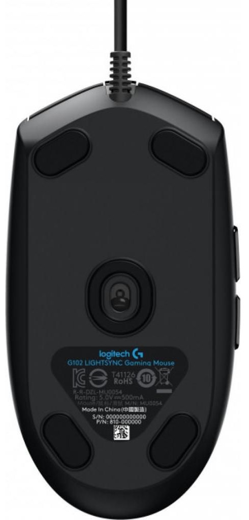 Logitech G102 LIGHTSYNC-BLACK Mouse – תמונה 6