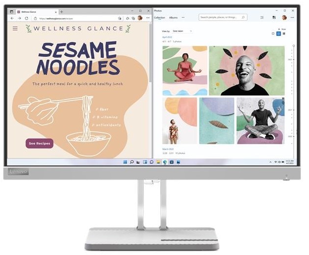 Lenovo L22e-4e 22" FHD/HDMI/VGA – תמונה 2