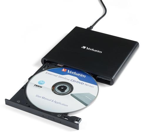 VERBATIM External Slimline CD/DVD Writer – תמונה 4