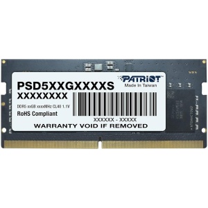 16GB DDR5 4800MHz CL11 1.35V SODIMM PATRIOT