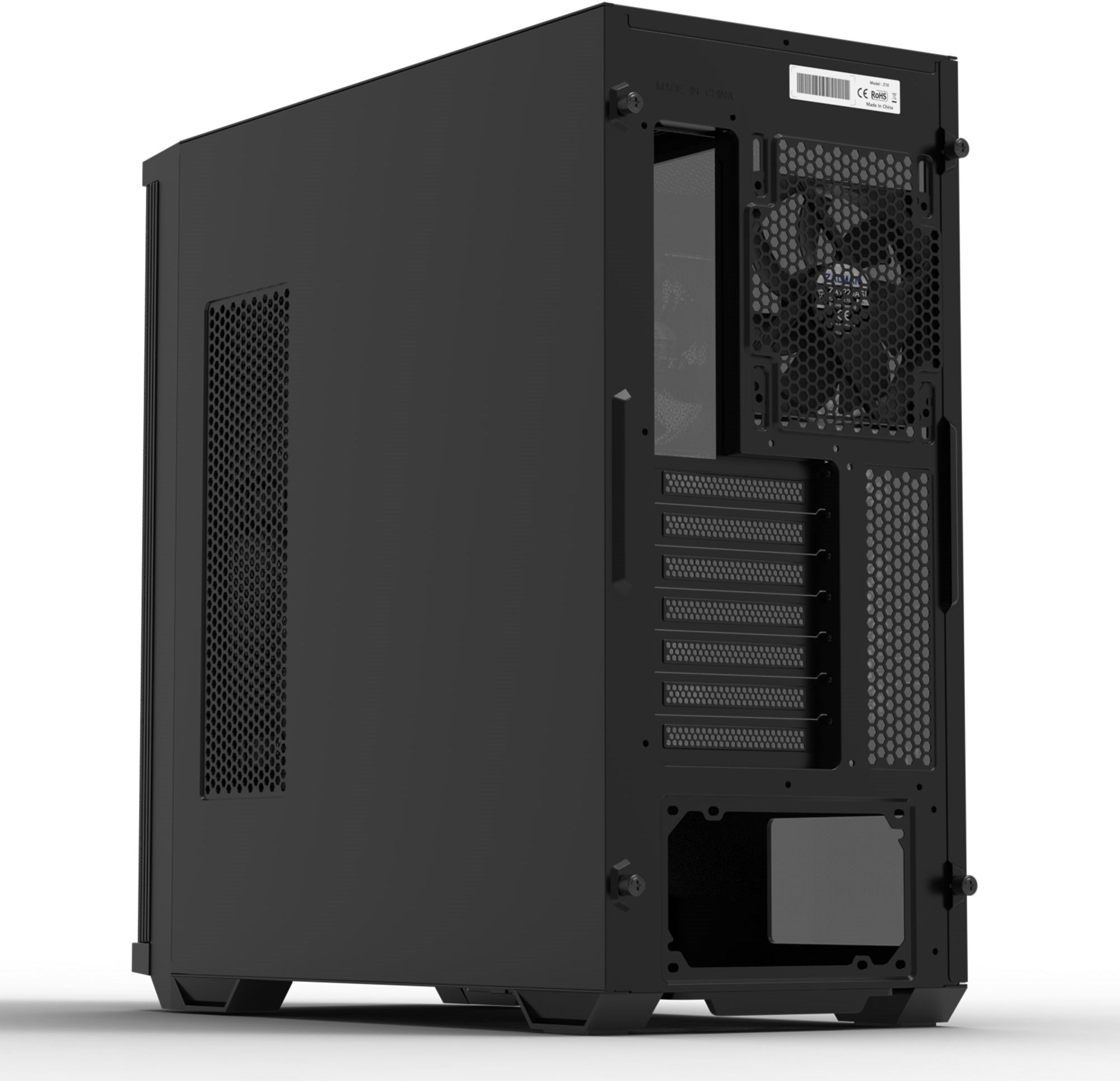 CASE ZALMAN Z10 ATX MID-TOWER Black Fanx4(GA) – תמונה 6