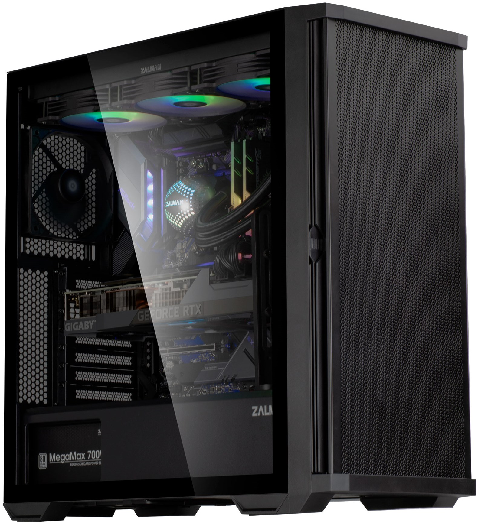 CASE ZALMAN Z10 ATX MID-TOWER Black Fanx4(GA) – תמונה 10