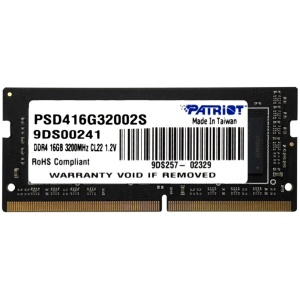 16GB SODIMM DDR4 3200MHz PATRIOT