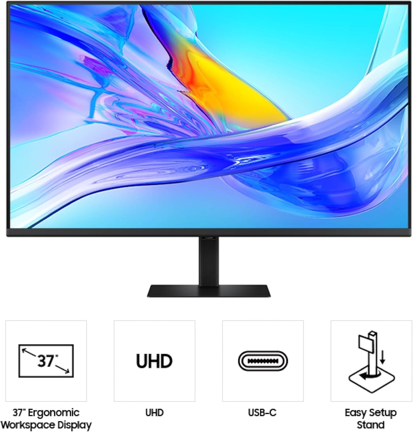 SAMSUNG 36.5" ViewFinity S8 S37D800UAM UHD VA 60Hz DP HDMI – תמונה 6