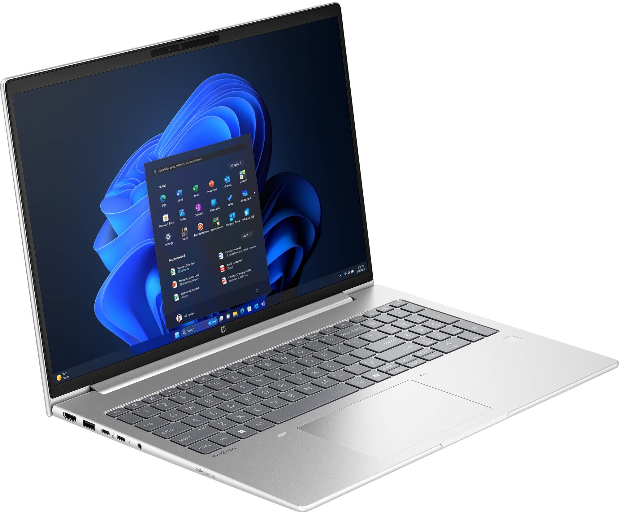 HP 4 G1iR ProBook 16.0 WUXGA Ultra5 120U/16GB (1x16GB) 512GB SSD/WIN11P/4Y – תמונה 6