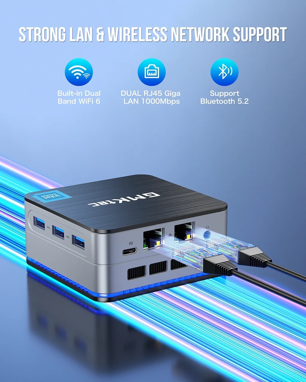 GMKtec NucBox G2 Intel-N100/12GB/512GB/W11Pro – תמונה 3