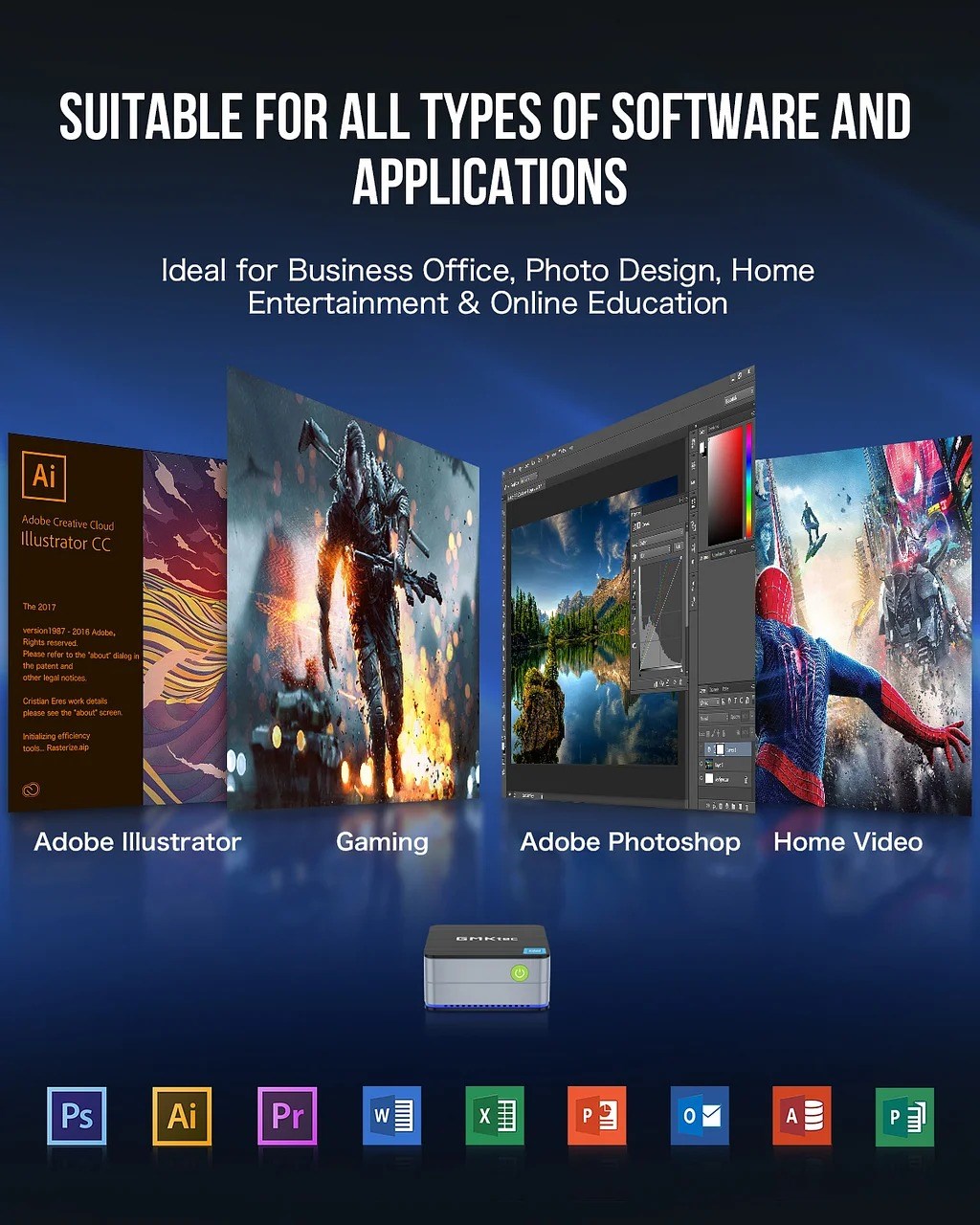 GMKtec NucBox G2 Intel-N100/12GB/512GB/W11Pro – תמונה 5