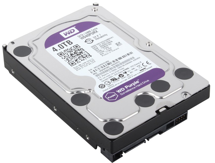 4TB 256MB SATA III/PURZ PURPLE WD – תמונה 3