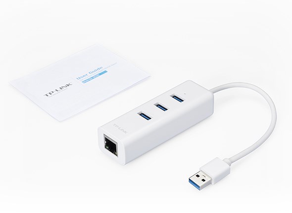 USB3.0 TO LAN CARD 10/100/1000 + 3XUSB3.0 TP LINK – תמונה 4