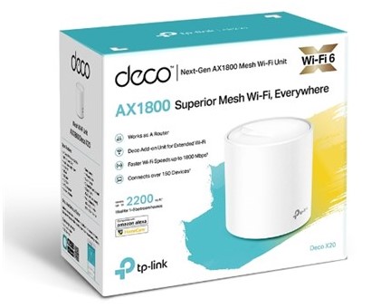 ACCESS POINT DECO X20 AX1800 MESH 1-PACK TP-LINK – תמונה 4