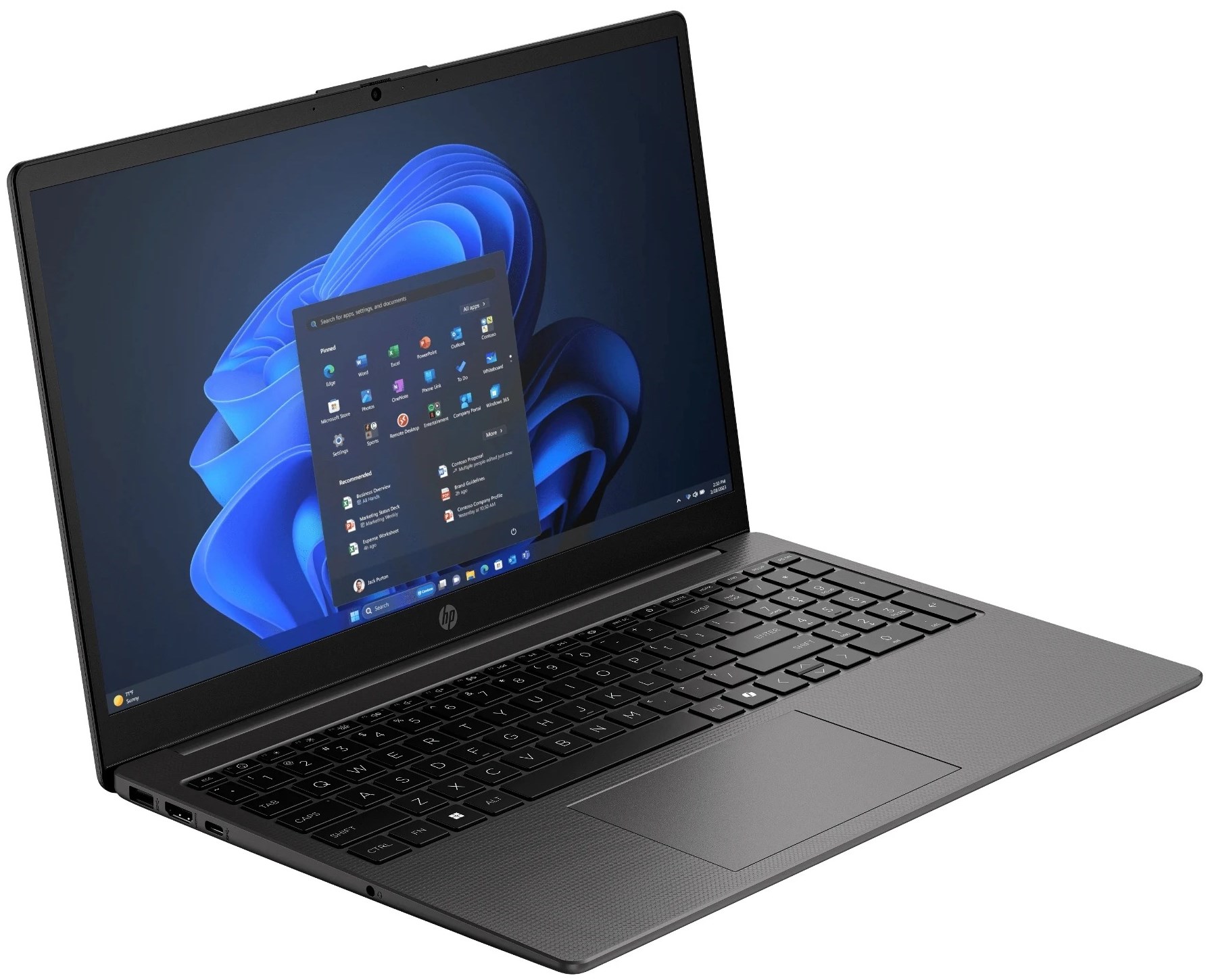 HP 255R 15.6 FHD Ryzen 7 7735U/16GB/512SSD/FD/1Y – תמונה 5