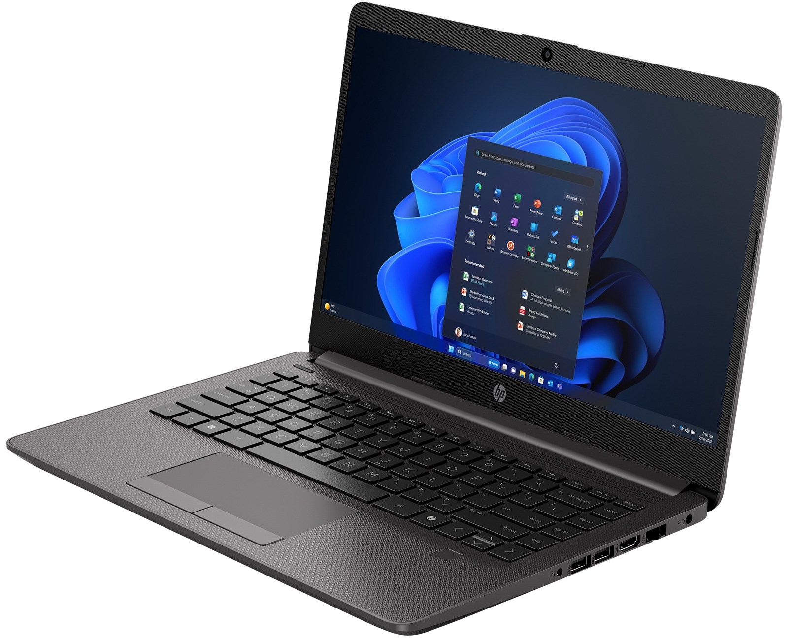 HP 240R G9 14" i5-1334U/16GB (1x16)/512GB SSD/FD/Dark Silver – תמונה 6