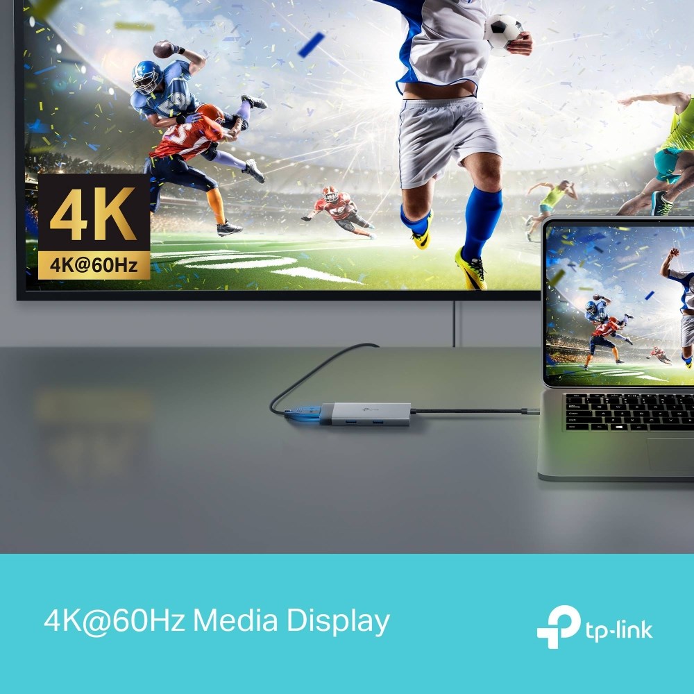 TP-Link UH5020C 5-in-1 1XHDMI 1XUSB-C PD 1XUSB-A – תמונה 7