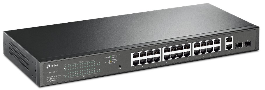 SWITCH 28-PORT GIGA EASY SMART WITH 24-PORT POE+ 250W TP-LINK – תמונה 8