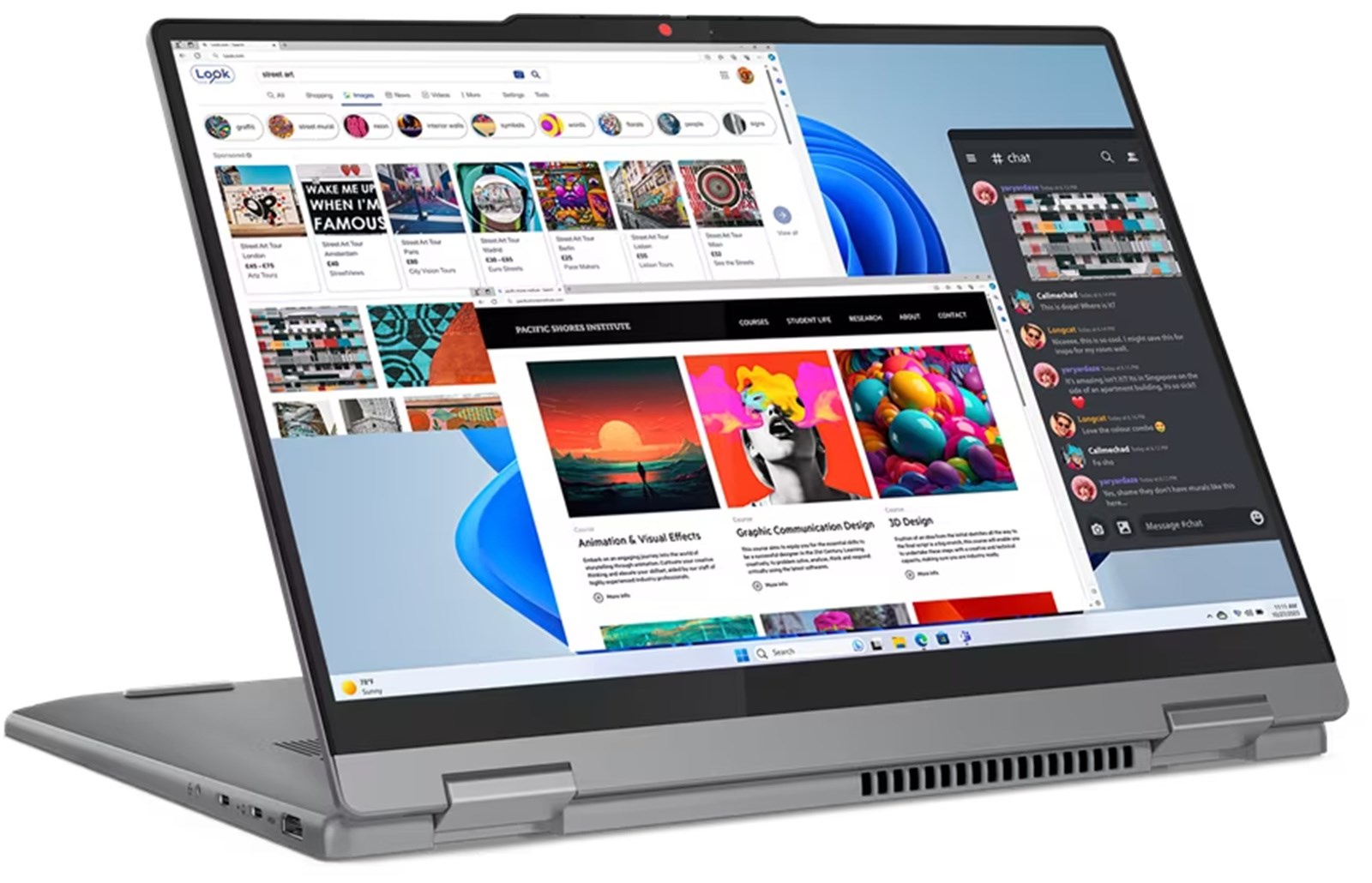Lenovo IdeaPad 5 2-IN-1 14" /Touch/ Intel® Core Ultra 7 150U/16GB/1TB/FD/3Y – תמונה 5