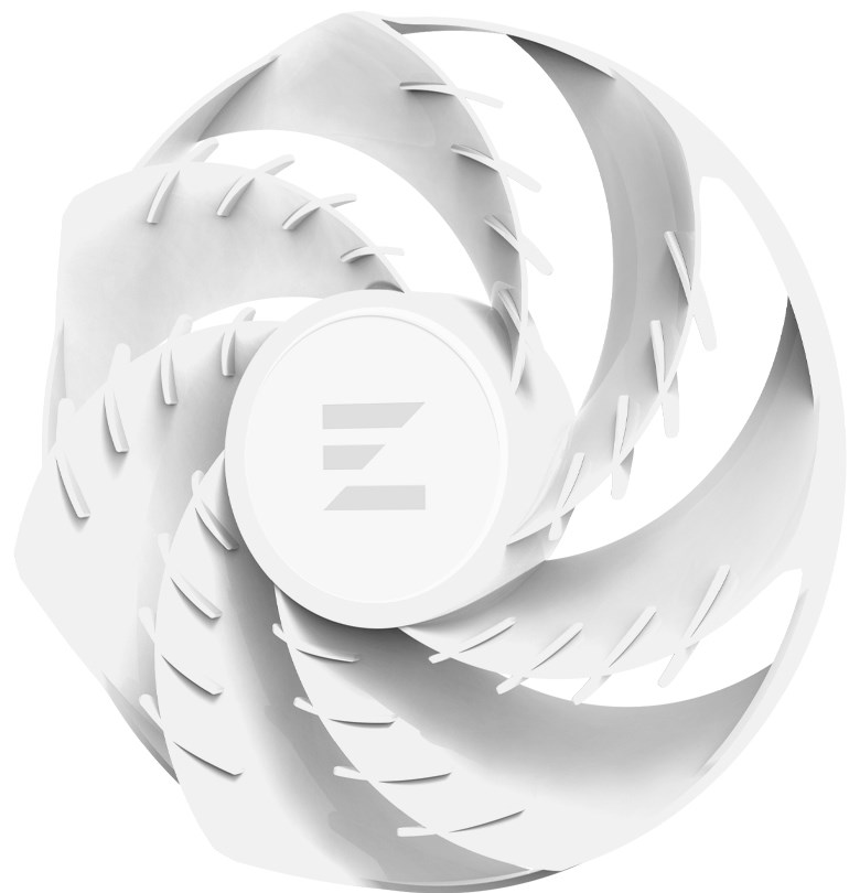 ZALMAN ZM-AF120R ARGB WHITE 120mm Fan – תמונה 3