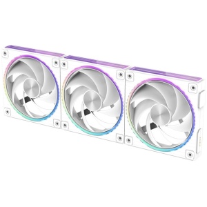 ZALMAN ZM-DF120 A3 WHITE 120mm Daisy Chain Fan, PWM, 3Pack
