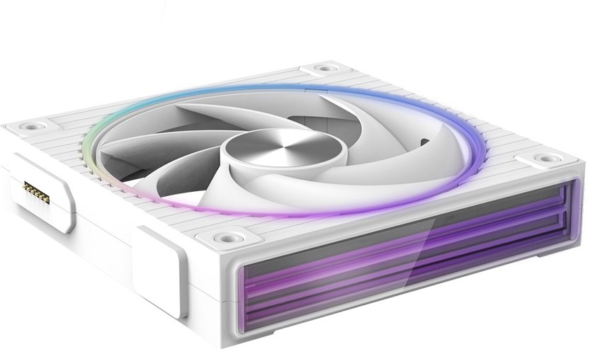 ZALMAN ZM-DF120 A3 WHITE 120mm Daisy Chain Fan, PWM, 3Pack – תמונה 5