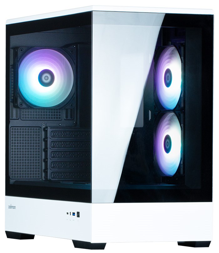 ZALMAN P30 BW mATX Mini Tower PC Case, ARGB Fanx3 (GA) – תמונה 8