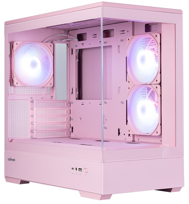 ZALMAN P30 BW mATX Mini Tower PC Case, ARGB Fanx3 (GA) COPY – תמונה 2