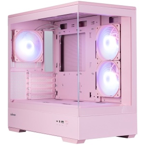 ZALMAN P30 BW mATX Mini Tower PC Case, ARGB Fanx3 (GA) COPY