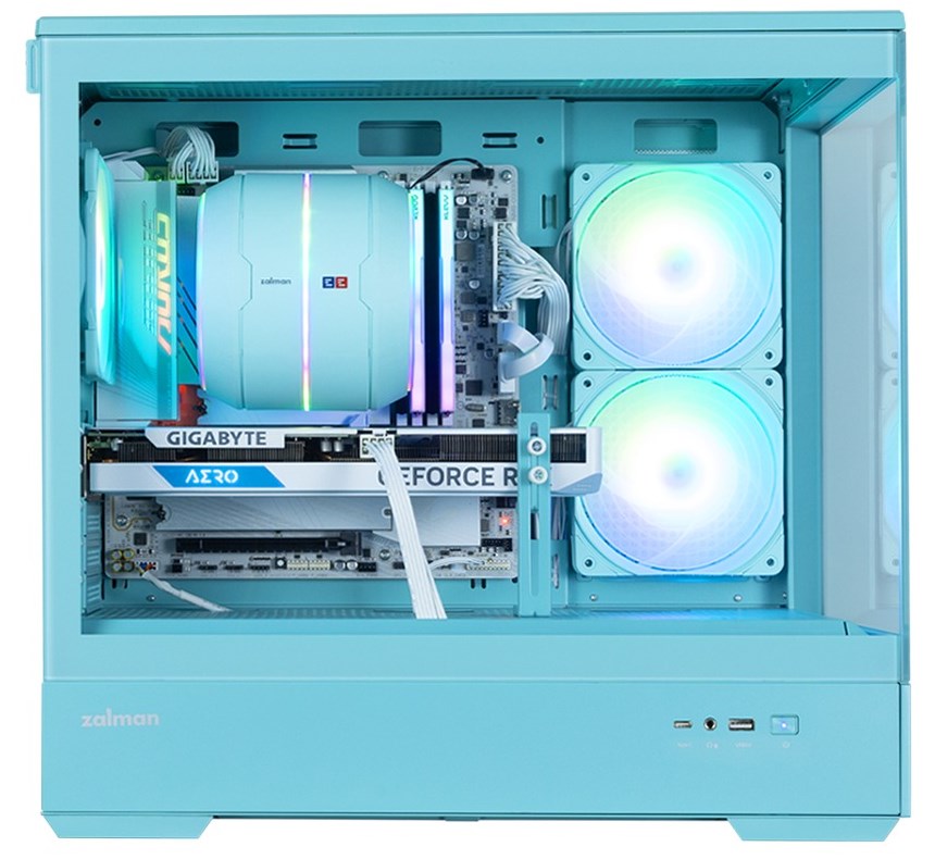 ZALMAN P30 MINT V2mATX Mini Tower PC Case, ARGB Fanx3 (GA) – תמונה 3