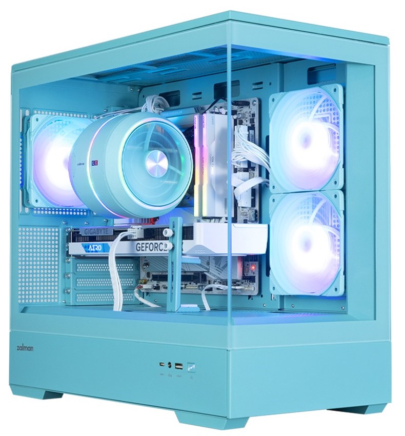 ZALMAN P30 MINT V2mATX Mini Tower PC Case, ARGB Fanx3 (GA) – תמונה 4