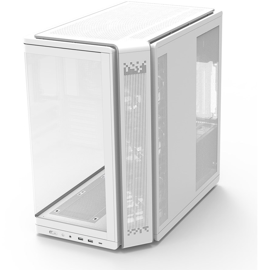 ZALMAN P60 White ATX Mid Tower PC Case, AF120RIAF120 (GA) – תמונה 4